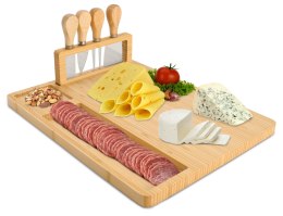 Deska do serów i przekąsek Salers ze sztućcami