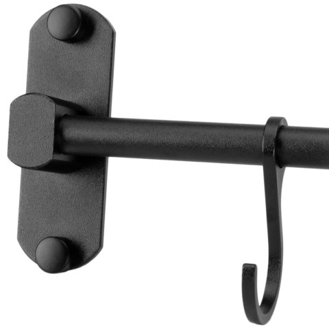 Reling do kuchni łazienki SIVAS czarny