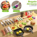 WOOPIE Grill Barbecue Kuchnia Ogrodowa Interaktywna Para LED Zestaw XL 41 el.
