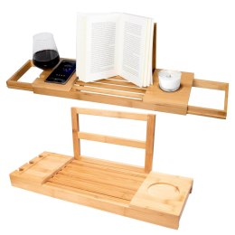 Półka na wannę DAFNE bambusowa