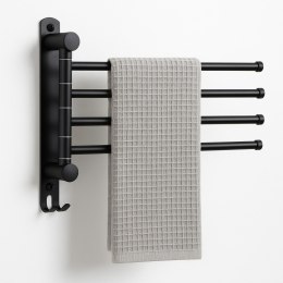 WIESZAK na ręczniki CETRI czarny