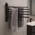 Wieszak łazienkowy na ręczniki ONTI czarny