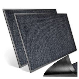 Wycieraczka do butów 40x60 cm Seila szara zestaw 2 sztuk