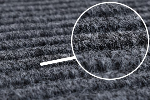 Wycieraczka do butów 40x60 cm Seila szara zestaw 2 sztuk