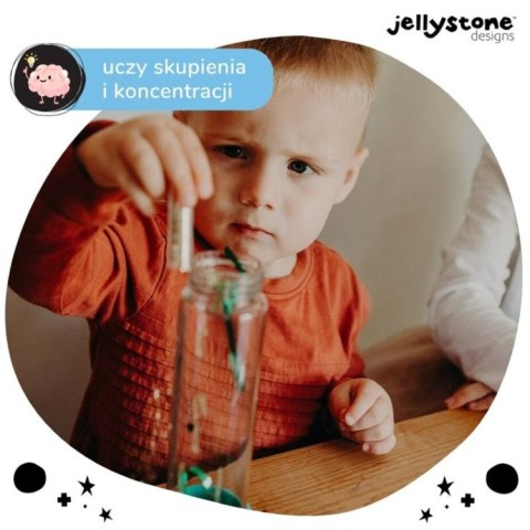 Butelka sensoryczna DIY, turkusowa, Jellystone Designs