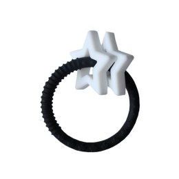 Gryzak dla dziecka Gwiazdki, czarno biały, Jellystone Designs