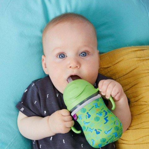 Bidon ze słomką 240 ml, cytrynowy, b.box