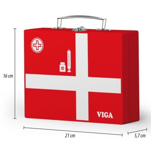 VIGA Drewniany zestaw małego lekarza w walizce 3+