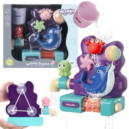 WOOPIE BABY Zabawka do Kąpieli Kranik Fontanna Przelewowa Wodospad Delfinek