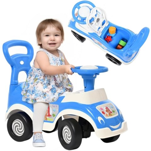 WOOPIE Jeździk 4w1 Sorter Pchacz Chodzik + Klakson Schowek