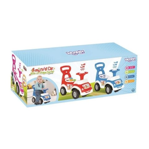 WOOPIE Jeździk 4w1 Sorter Pchacz Chodzik + Klakson Schowek