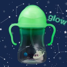 Bidon ze słomką 240 ml, Glow in the dark, b.box