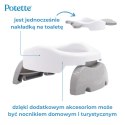 Nocnik Potette: Zestaw wielofunkcyjny z akcesoriami, biało-szary, Potette