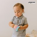 Silikonowy gryzak Mała Wieża, pastelowy, Jellystone Designs