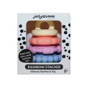 Silikonowy gryzak Mała Wieża, pastelowy, Jellystone Designs