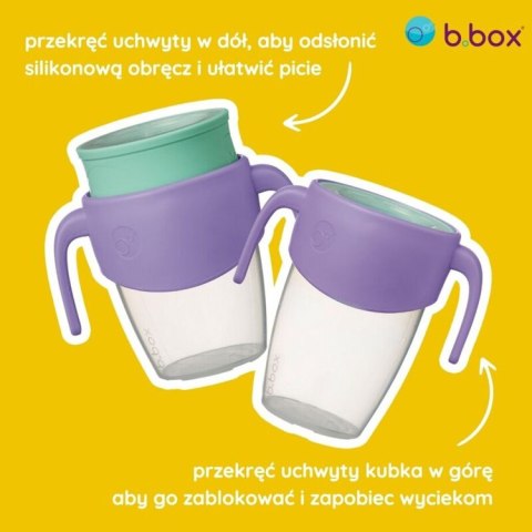Kubek 360 do nauki picia lilac pop, b.box