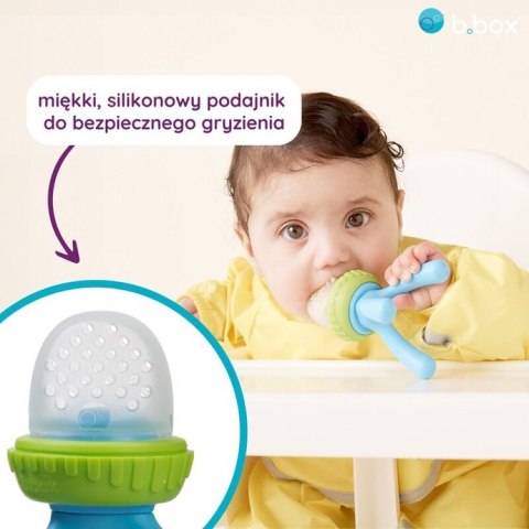 Gryzak silikonowy do podawania pokarmu, Blush, b.box