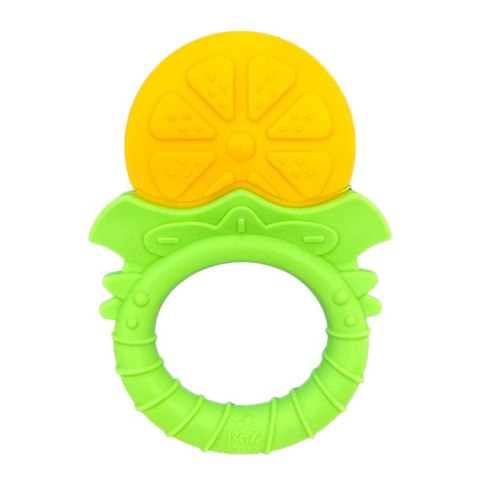 Gryzaki Owoce 3 szt. - bezpieczne gryzaki silikonowe dla niemowląt i dzieci na ząbkowanie RaZbaby