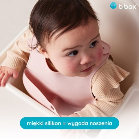Śliniak z otwartą kieszonką Blush, b.box