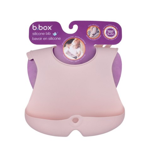 Śliniak z otwartą kieszonką Blush, b.box