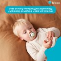 Smoczek silikonowy symetryczny 6 mies.+ 2 szt. glow in the dark Sky + Sage, b.box