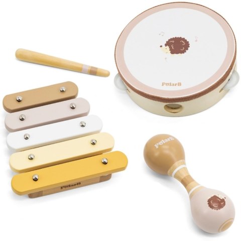 VIGA PolarB Zestaw Instrumentów Muzycznych Z Jeżykiem 12m+