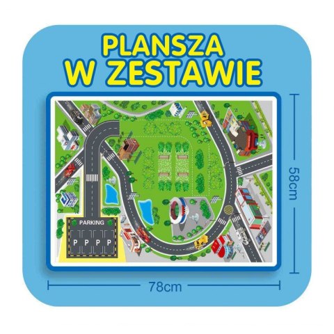 WOOPIE Tor Spirala Garaż dla Samochodzików 3 szt.