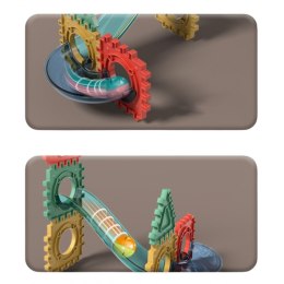 WOOPIE Klocki Konstrukcyjne 3D Zestaw Edukacyjny Tor Kulkowy 68el.