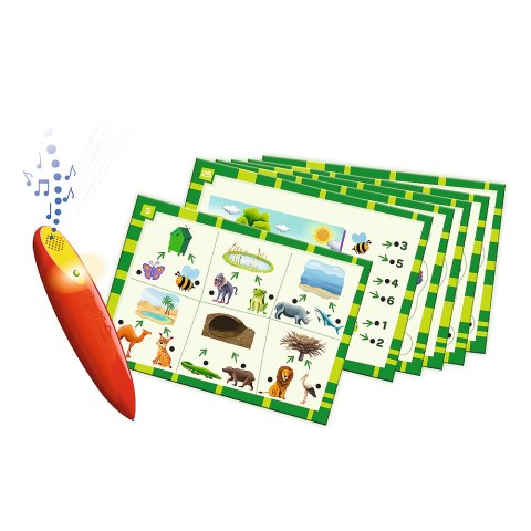 Gra edukacyjna dla dzieci Zwierzęta Magiczny ołówek Trefl 02111