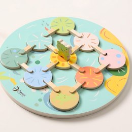 CLASSIC WORLD Gra Sensoryczna Liść Lotosu Dopasuj Kształty i Kolory 3+