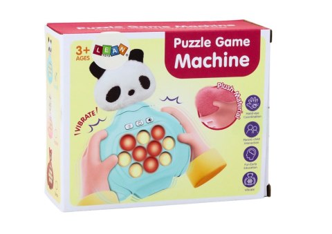 Gra Pop-It Panda Pluszowa Konsola Zręcznościowa Wibracje Sensoryczna