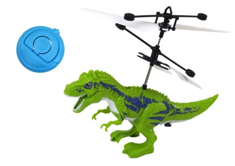 Latający Dinozaur Helikopter Sterowany Ręką Czujnik Zielony