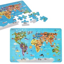 CLASSIC WORLD Puzzle Mapa Świata 3+