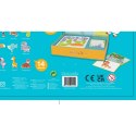 CLASSIC WORLD Układanka Magnetyczna Zwierzęta Tablica Klocki Puzzle Pamięć 60 el. 3+