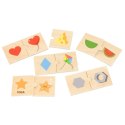VIGA Zestaw Puzzle Łączenie Kształtów i Przedmiotów 18m+