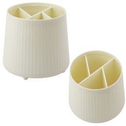 Organizer Na Kosmetyki Artykuły Biurowe 5 Przegród Beżowy