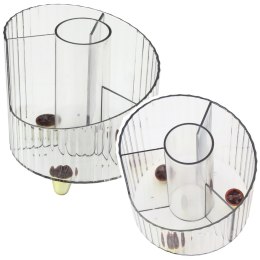 Organizer Na Przybory Szkolne Biurowe Transparentny Biały