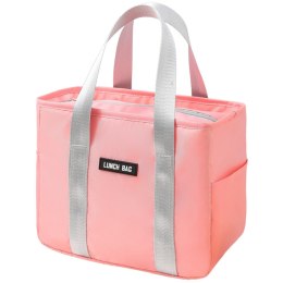 Torba Termiczna Izolacyjna Śniadaniowa Lunch Bag Różowa 24cm