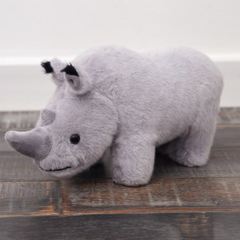 Maskotka Pluszowa Nosorożec Pluszak Przytulanka Szary 30cm