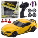 Auto Sportowe Do Driftu Wymienne Koła Zdalnie Sterowany RC 4WD Żółte
