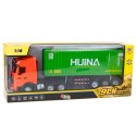 Ciężarówka Z Kontenerem Zdalnie Sterowana RC Huina Zielona 1:18
