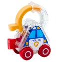 Zestaw Autek Z Kluczem Edukacyjne Policja Straż Karetka 3szt