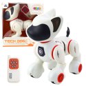Piesek Interaktywny Robot Pies Pilot Światło Dźwięk Biały Pomarańczowy