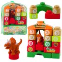 Klocki Konstrukcyjne Edukacyjne W Plecaku Dinozaury Cyfry Litery 26 el.