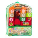 Klocki Konstrukcyjne Edukacyjne W Plecaku Dinozaury Cyfry Litery 26 el.