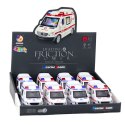 Wóz Policyjny Karetka Ambulans Otwierane Drzwi Napęd Światła Dźwięki Mix