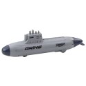 Statek Łódź Podwodna Strzelająca Torpedami Napęd Szara 28cm