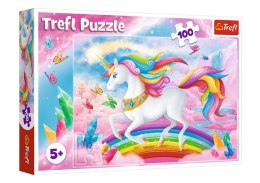 Puzzle - 100 - W kryształowym świecie jednorożców - Trefl 16364