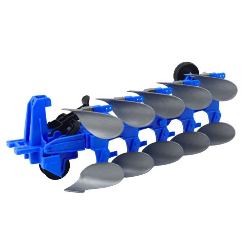 Traktor Rolniczy Farmerski Z Pługiem Napęd Czerwony 50cm