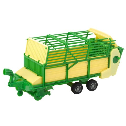 Traktor Rolniczy Farmerski Z Zielono-Żółtą Przyczepą Zielony 50cm